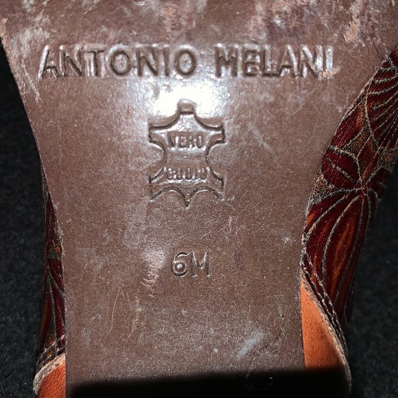 Antonio Melani Vintage Brown Cowboy Boots - 6M - Picture 5 of 5